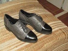 lilimill Gray & Black Leather