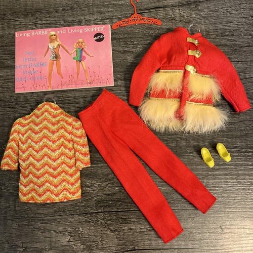 Barbie vintage pelliccia - barbie, rossa