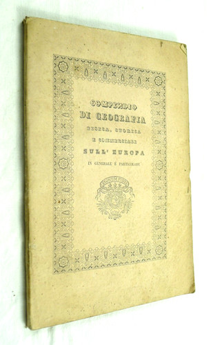 Compendio geografia fisica - compendio, di
