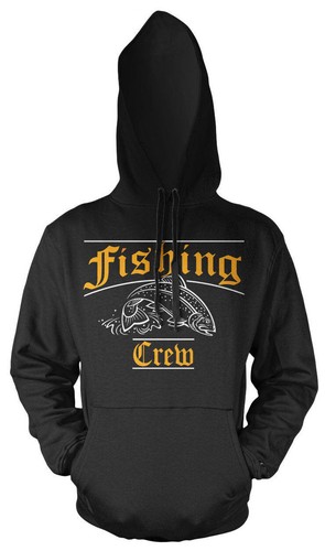 Felpa con cappuccio fishing - con,