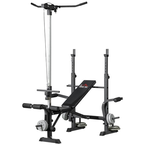 Homcom panca palestra con - homcom,