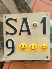 Vespa targa Faro basso 53'-55' vacanze romane no libretto no complementare