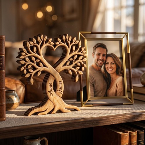 Decorazione legno albero - decorazione,