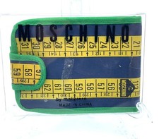 VINTAGE 80 AGES OFFICIAL MOSCHINO Green WALLET  PORTAFOGLIO PORTAFOGLI #PJ
