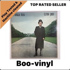 ELTON JOHN A SINGLE MAN LP ORIGINAL 1978 ROCKET TRAIN1  EX / EX CONDITION