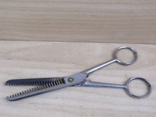 vecchie FORBICI DENTATE SFOLTITRICI RICHARD EXTRA da parrucchiere barbiere di