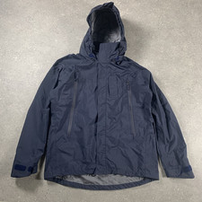 Giacca Siamidis uomo grande blu impermeabile tempo umido esercito militare ripstop