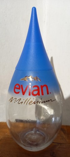 Bottiglia acqua evian vuota - bottiglia,