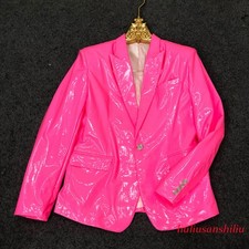 Giacca blazer uomo lucido wet