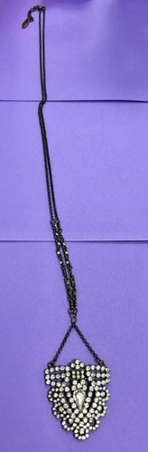 Collana con ciondolo - , cristallo