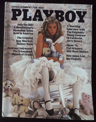 Playboy april 1976 kristine - april,