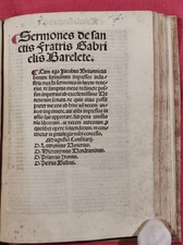 2 INCUNABOLI completi 1497 Sermoni religiosi Brescia