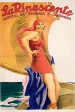 Poster Manifesto Locandina Pubblicitaria d'Epoca Stampa Vintage La Rinascente  