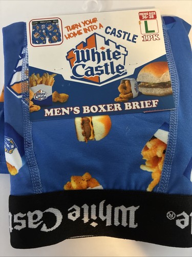 Boxer uomo white castle - white,