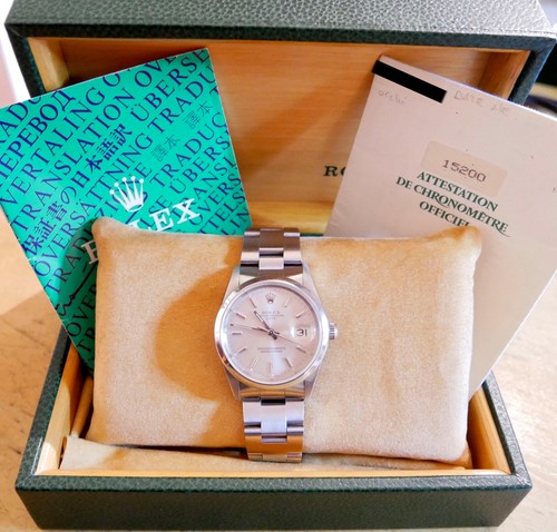 Rolex date 34mm medio - medio, ref