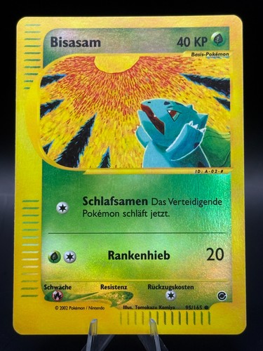 Carta pokémon bisasam 165 - carta, 95/165