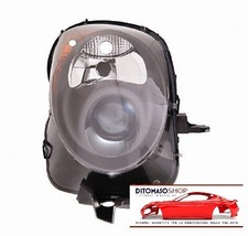 FARO DX 2H7 C/MOTORINO ELETTRICO PARABOLA NERA PER ALFA ROMEO MITO 04/2008> [OE