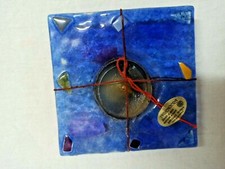 Portalumino quadrato vetro