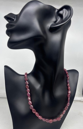 Collana con rubini perle - collana, 20"