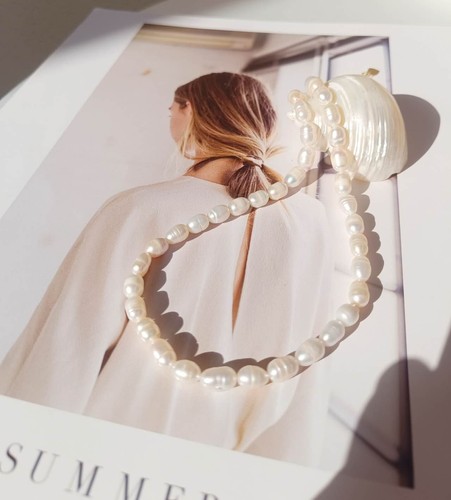 Collana perle acqua - perle, d'acqua