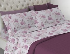 COMPLETO LENZUOLA RASO DI