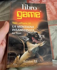 serie Lupo Solitario 2°edizione  LA MONTAGNA INSANGUINATA n.26  librogame EL