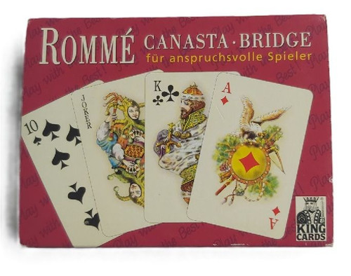 Mazzo carte gioco ramino - da,