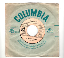 7'' I NOMADI 45 giri PER QUANDO È TARDI / IL NOME DI LEI Jukebox 1968 Columbia