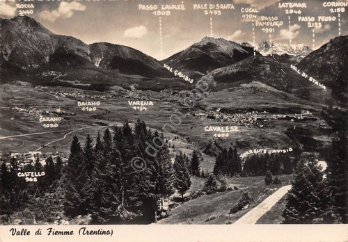 Cartolina valle fiemme - cartolina,