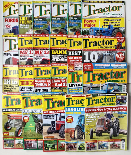 Tractor machinery magazine - &,