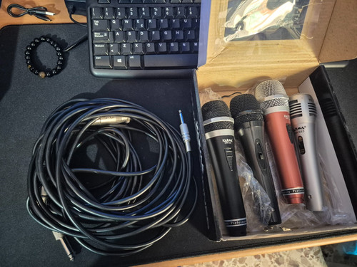 Microfoni karaoke cavi mixer - , e