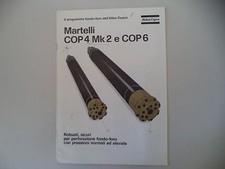 - CATALOGO DEPLIANT BROCHURE ATLAS COPCO MARTELLI COP 4 MK2 e COP 6 - ANNO 1976