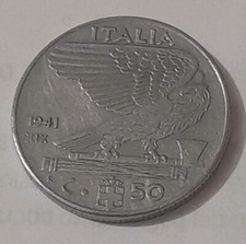moneta 50 centesimi 1941