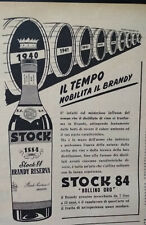       PUBBLICITA' VINTAGE "STOCK 84 BOLLINO D'ORO" ANNI 50