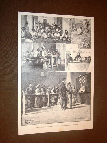Roma nel 1891 cucina - roma,
