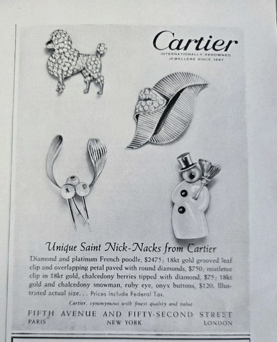 1952 cartier gioielli - 1952,