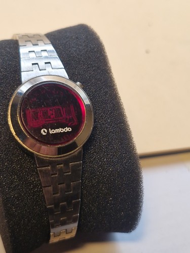 Orologio led vintage lambda - orologio,