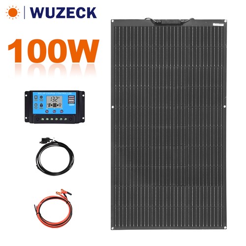 Kit pannello solare 100w - pannello,