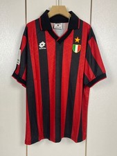 **MAGLIA MILAN 93-94 PAPIN 9 CALCIO CAMISETA BARESI MALDINI MASSARO JERSEY