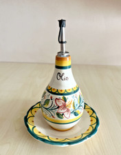 Oliera Ceramica maiolica Olio