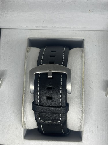 Cinturino orologio pelle nera