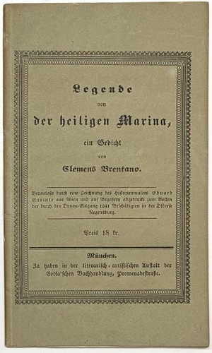 1841 legende von der - 1841, heiligen