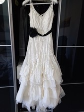 Abito sposa Yolan Cris, nuovo usato 1 volta, taglia 42/M, custodia dell'atelier