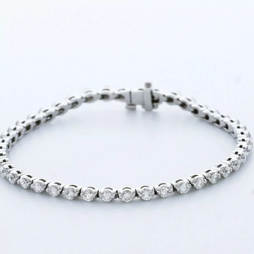 Bracciale tennis oro bianco - oro,
