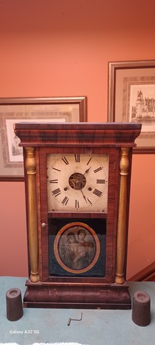 Antico orologio mantello - antico,