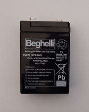 BEGHELLI PILA BATTERIA RICARICABILE LAMPADE EMERGENZA 6V 2.8Ah 1499 LED TC628