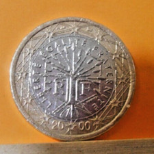 Moneta rara, moneta da 1 euro 2000 Francia 