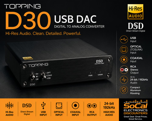 Topping d30 usb - topping, hi-res