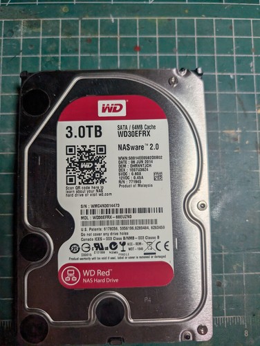 Red 3tb wd30efrx - wd,