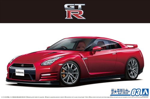 Aoshima nissan r35 gt - 1/24,